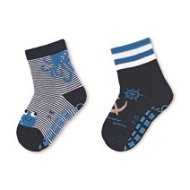 Sterntaler anti-slip ABS boys 2 pairs dark blue, anchor 8002122, 18 - Socks