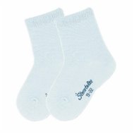 Sterntaler Pure jednofarebné 2 páry svetlomodré 8501720, 14 - Ponožky