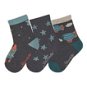 Sterntaler zimné 3 páry, chlapčenské, vzducholoď, modré 8422123, 18 - Ponožky
