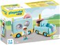 Building Set Playmobil 71325 1.2.3: Bláznivý Donut Truck s funkcí ukládání a třídění - Stavebnice