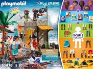 Playmobil 70979 My Figures: Ostrov pirátů - Building Set