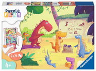 Puzzle & Play Dinosaurus 2× 24 dielikov - Puzzle