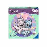 Kruhové puzzle: Disney: Stitch 500 dílků  - Jigsaw