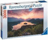 Jezero Bled, Slovinsko 3000 dílků  - Puzzle