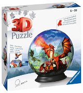 3D puzzle Puzzle-Ball Misztikus sárkány, 72 darabos - 3D puzzle
