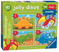 Moje první puzzle Veselí dinosauři 2/3/4/5 dílků  - Jigsaw