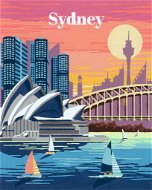 Malen nach Zahlen CreArt City Trends: Sydney - Malování podle čísel
