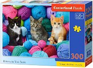 CASTORLAND Puzzle Kočičky a klubíčka 300 dílků - Jigsaw
