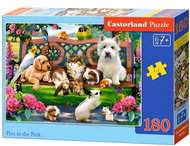 CASTORLAND Puzzle Animals in the park 180 pieces - Jigsaw Puzzle