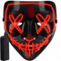 Malatec Děsivá svítící maska černo červená - Costume Accessory