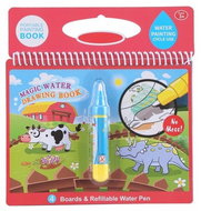 KIK KX7801 Water colouring book animals with blue pen - Colouring Book