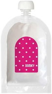 DOMKY refillable pouch Pink dot 140 ml - Baby food pouch