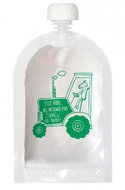 DOMKY refillable pouch Traktor 140 ml - Baby food pouch