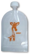 DOMKY refillable pouch Giraffe 140 ml - Baby food pouch