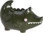 H&L Keramická pokladnička Krokodýl zelená - Piggy Bank