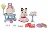 Sylvanian Family Party with a cat - Figure and Accessory Set
