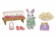 Sylvanian Family City - weißes Kaninchen mit Juwelen und Edelsteinen - Figuren-Set und Zubehör
