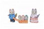 Sylvanian Family Husky család hármas ikrekkel - Figura