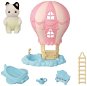 Sylvanian Family Cat and fun balloon for babies - Figure and Accessory Set