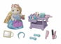 Sylvanian Family Pony with hair in the hairdresser - Figure and Accessory Set