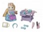 Sylvanian Family Pony with hair in the hairdresser - Figure and Accessory Set