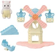 Sylvanian Family Amusement park with windmill and kitten - Figure and Accessory Set