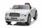 Electric car Bentley Mulsanne 12V, white - Children's Electric Car