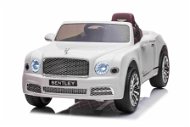 Elektrické auto pre deti Elektrické autíčko Bentley Mulsanne 12V, biele - Dětské elektrické auto