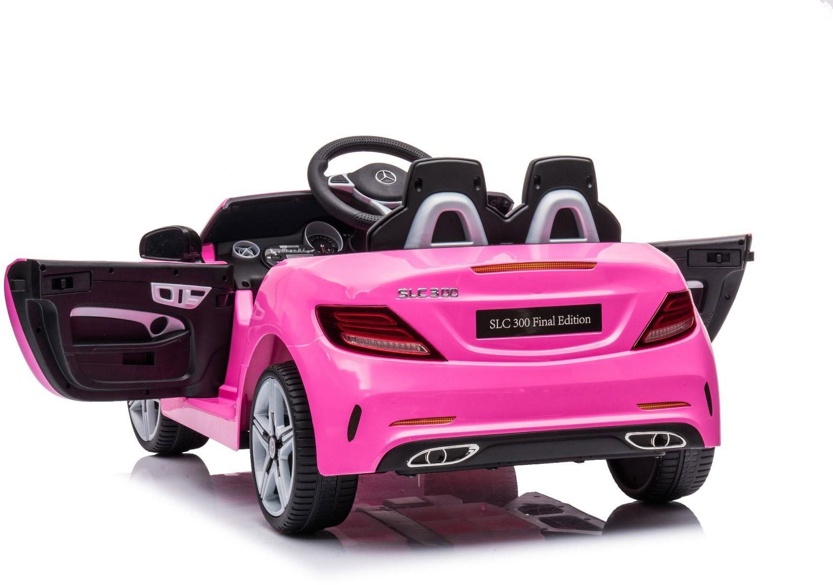 Pink mercedes electric clearance car