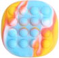 Elpinio Pop IT 3D čtverec ombre modrá - Pop it