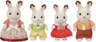 Sylvanian Families Family of "chocolate" rabbits, new - Figures