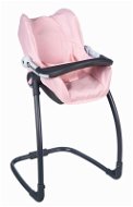 Smoby 3in1 Car seat and MC&Q chair for dolls light pink - Doll Accessory