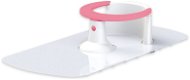 Dolu Baby bath seat with suction cup and pad, pink - Bath seat for children