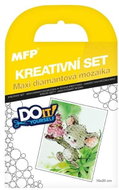 Kreativní set - maxi diamantová mozaika myška - Creative Kit