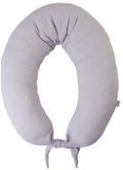 BABYMATEX Nursing Pillow Muslin Moon Light Grey 260 cm - Nursing Pillow