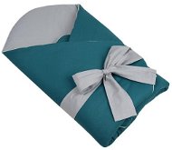 EKO Cotton wrap with coconut removable insert Green Sea 75x75cm - Swaddle Blanket