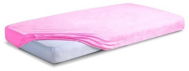 BABYMATEX Terry bed sheet 60x120 cm pink - Cot sheet