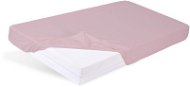 BABYMATEX Protective sheet with elastic Bamboo old pink 60x120 cm - Cot sheet