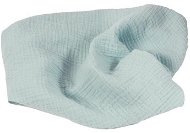 BABYMATEX Prikrývka bavlnená Muslin svetlotyrkysová 120 × 80 cm - Prikrývka
