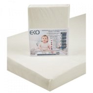 EKO Waterproof sheet with rubber jersey beige 120x60 cm - Cot sheet