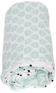 MOTHERHOOD Cotton Muslin Blanket Pre-Washed Mint Boats 95x110 cm - Blanket