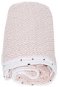 MOTHERHOOD Pamut muszlin kétrétegű takaró Pre-Washed Pink Squares 95x110 cm - Pléd