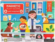 Petit Collage Magnetická tabulka veterinární klinika - Kniha