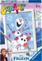 Ravensburger Creative & Art Toys 202225 CreArt Disney: Ice Kingdom: Olaf the Laughing Man - Painting by Numbers