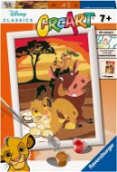 Ravensburger Kreatívne a výtvarné hračky 202232 CreArt Disney: Leví kráľ - Maľovanie podľa čísel