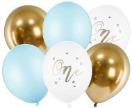 Súprava latexových balónikov – 1.narodeniny – chlapec – 6 ks – 30 cm - Balóny