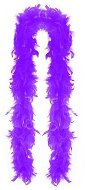 Boa purple with feathers - charlestone - 180 cm - Costume Accessory