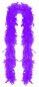 Boa fialové s perím – charlestone – 180 cm - Doplnok ku kostýmu