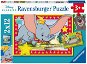 Ravensburger 055753 Disney: Das Abenteuer ruft! - 2 x 12 Teil - Puzzle