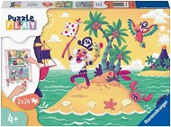 Jigsaw Ravensburger 055913 Puzzle & Play Pirate Adventure 2x24 pieces - Puzzle